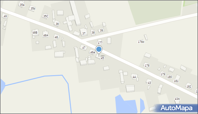 Boruszyn, Boruszyn, 46, mapa Boruszyn