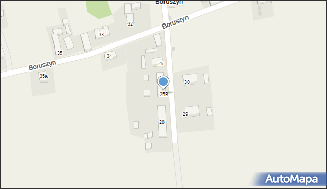 Boruszyn, Boruszyn, 27, mapa Boruszyn