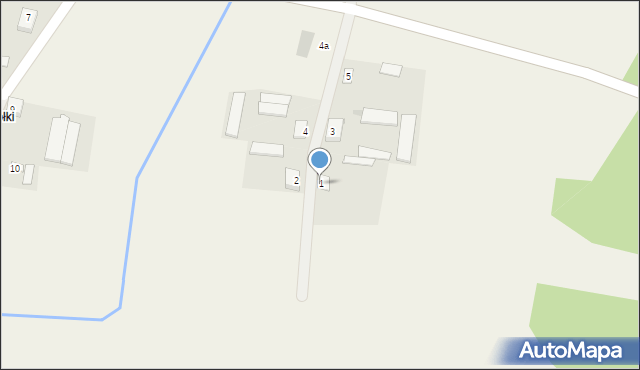 Boruty, Boruty, 1, mapa Boruty