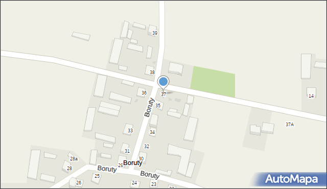 Boruty, Boruty, 37, mapa Boruty