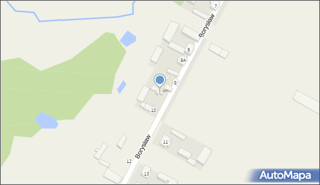 Borysław, Borysław, 10a, mapa Borysław