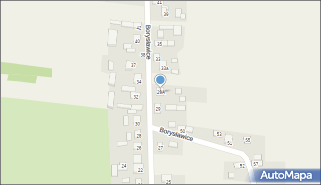 Borysławice, Borysławice, 29A, mapa Borysławice