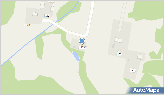 Borysów, Borysów, 132A, mapa Borysów