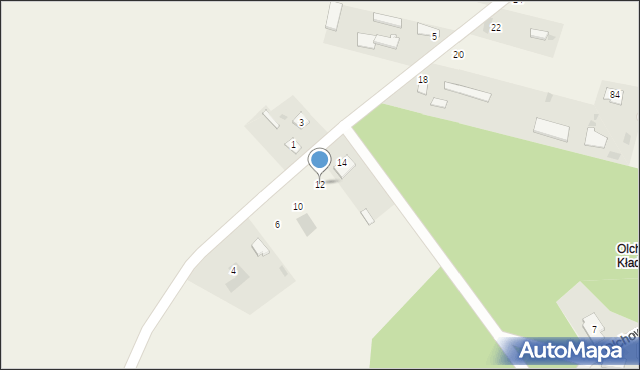 Borysówka, Borysówka, 12, mapa Borysówka