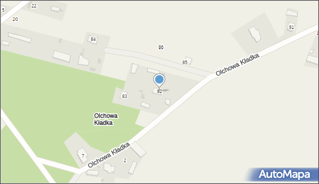 Borysówka, Borysówka, 82, mapa Borysówka