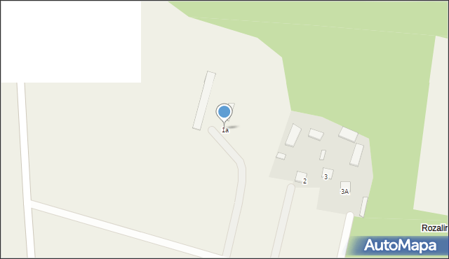 Borysowszczyzna, Borysowszczyzna, 1a, mapa Borysowszczyzna
