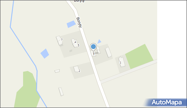 Boryty, Boryty, 3, mapa Boryty