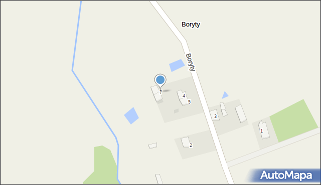 Boryty, Boryty, 7, mapa Boryty