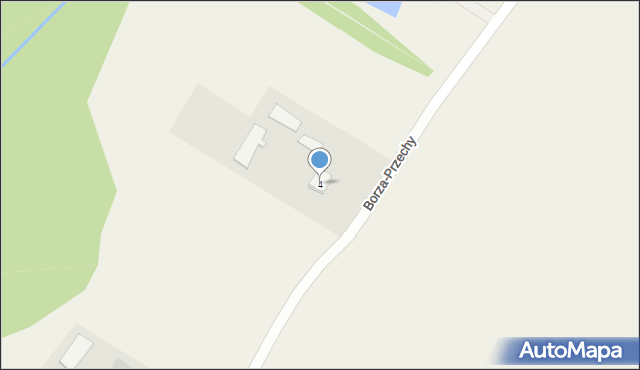 Borza-Strumiany, Borza-Przechy, 4, mapa Borza-Strumiany