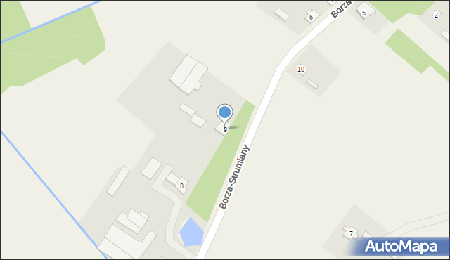 Borza-Strumiany, Borza-Strumiany, 9, mapa Borza-Strumiany