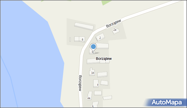 Borzątew, Borzątew, 3u, mapa Borzątew