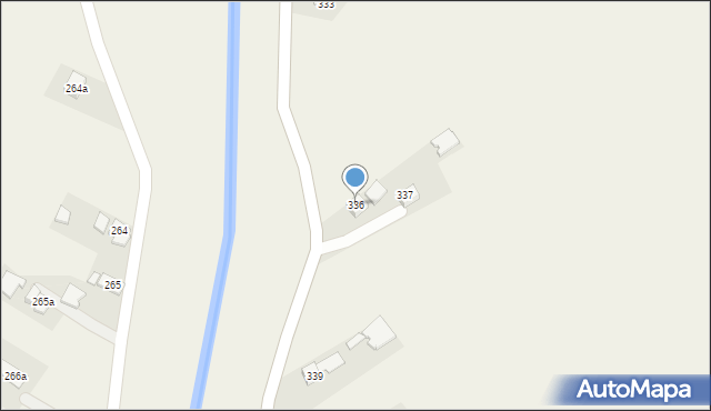 Borzęcin, Borzęcin, 336, mapa Borzęcin