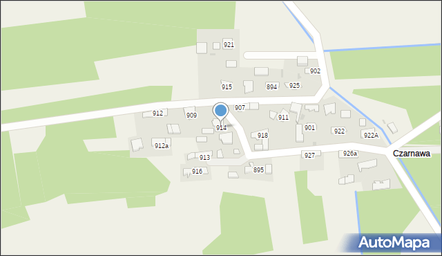 Borzęcin, Borzęcin, 914, mapa Borzęcin