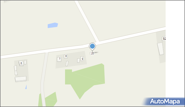 Borzeń, Borzeń, 10, mapa Borzeń