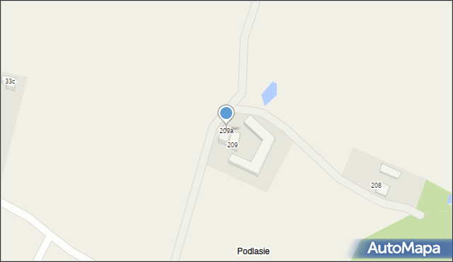Borzestowo, Borzestowo, 209a, mapa Borzestowo