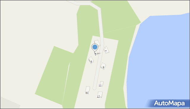 Borzestowska Huta, Borzestowska Huta, 5, mapa Borzestowska Huta