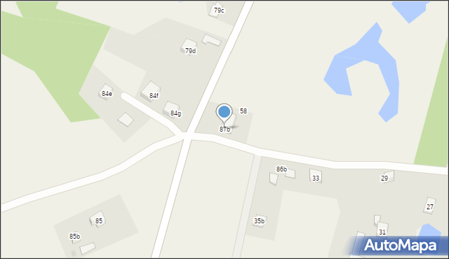 Borzestowska Huta, Borzestowska Huta, 87b, mapa Borzestowska Huta