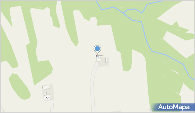 Borzęta, Borzęta, 91, mapa Borzęta