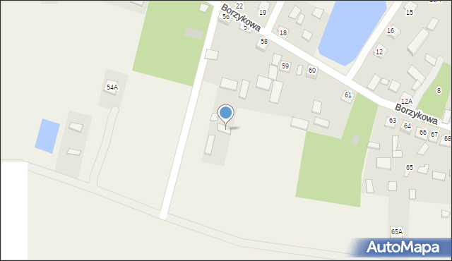 Borzykowa, Borzykowa, 55, mapa Borzykowa