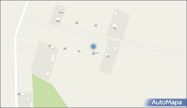 Borzykowa, Borzykowa, 93, mapa Borzykowa