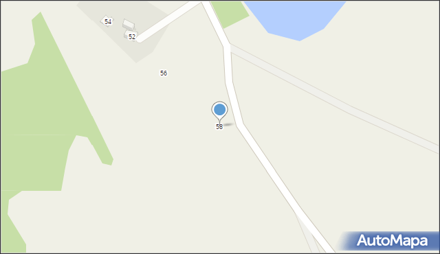 Borzym, Borzym, 58, mapa Borzym