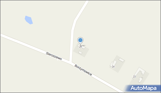 Borzymowice, Borzymowice, 25, mapa Borzymowice