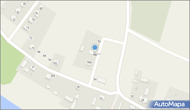 Borzyszkowy, Borzyszkowy, 59c, mapa Borzyszkowy