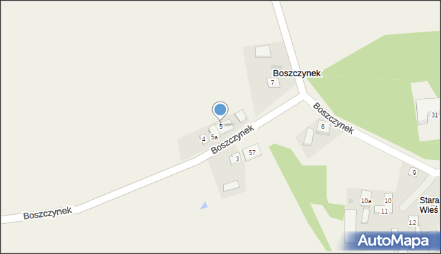 Boszczynek, Boszczynek, 5, mapa Boszczynek