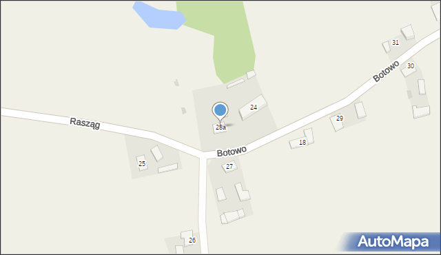 Botowo, Botowo, 28a, mapa Botowo