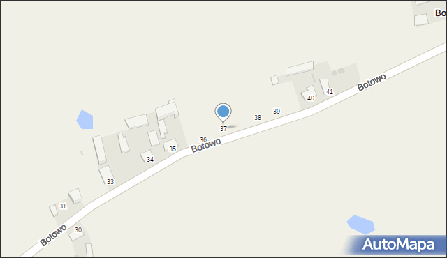 Botowo, Botowo, 37, mapa Botowo