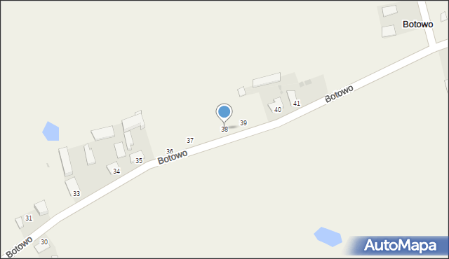 Botowo, Botowo, 38, mapa Botowo