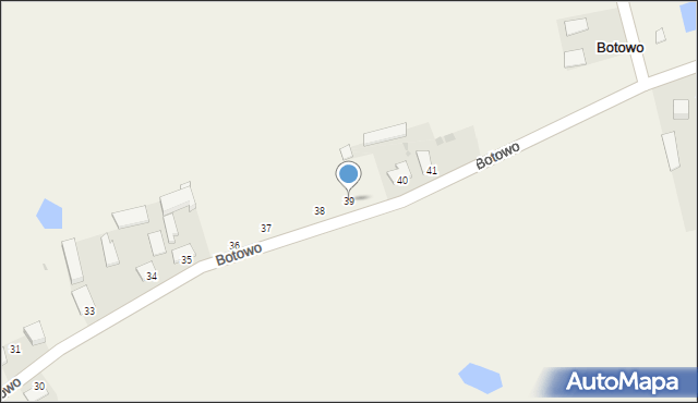 Botowo, Botowo, 39, mapa Botowo