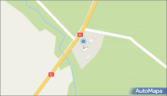 Bożanka, Bożanka, 14, mapa Bożanka