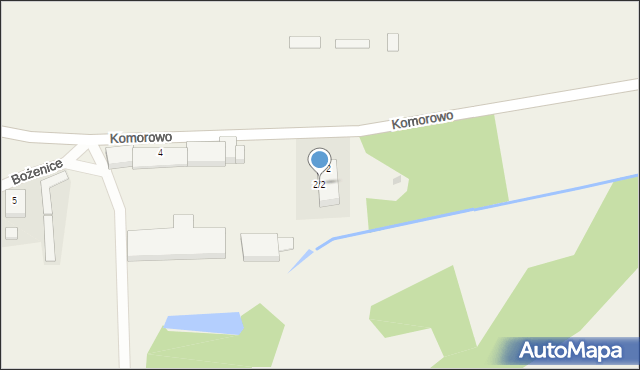 Bożenice, Bożenice, 2/2, mapa Bożenice