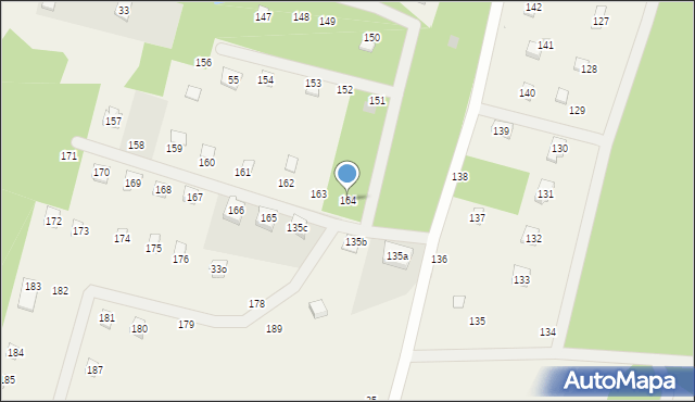 Bożepole Królewskie, Bożepole Królewskie, 164, mapa Bożepole Królewskie