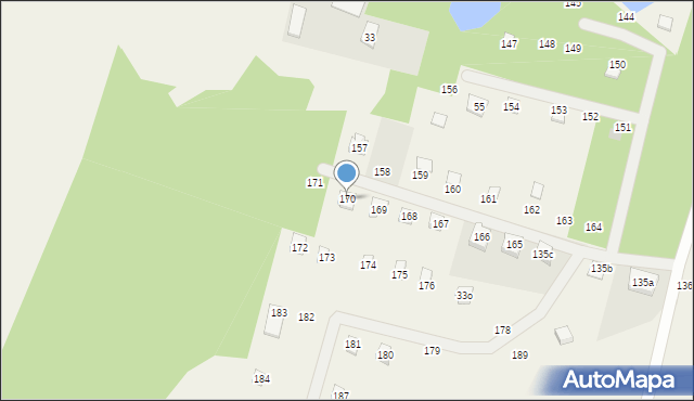 Bożepole Królewskie, Bożepole Królewskie, 170, mapa Bożepole Królewskie