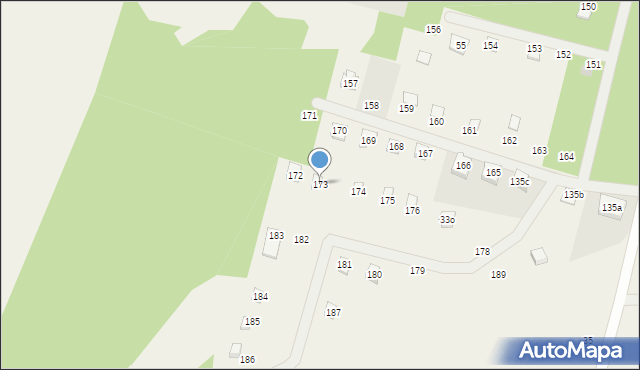 Bożepole Królewskie, Bożepole Królewskie, 173, mapa Bożepole Królewskie