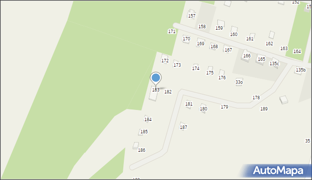 Bożepole Królewskie, Bożepole Królewskie, 183, mapa Bożepole Królewskie