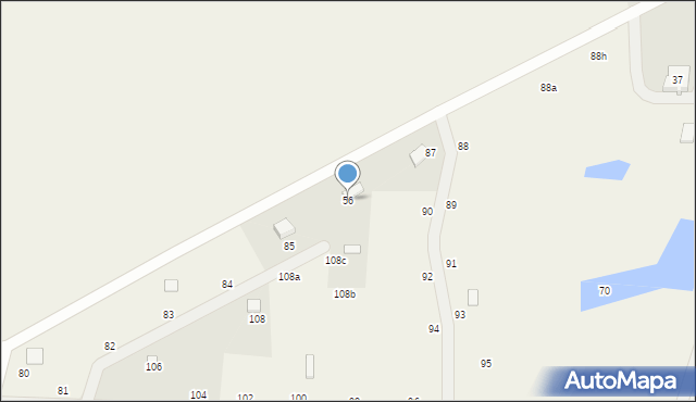 Bożepole Królewskie, Bożepole Królewskie, 56, mapa Bożepole Królewskie