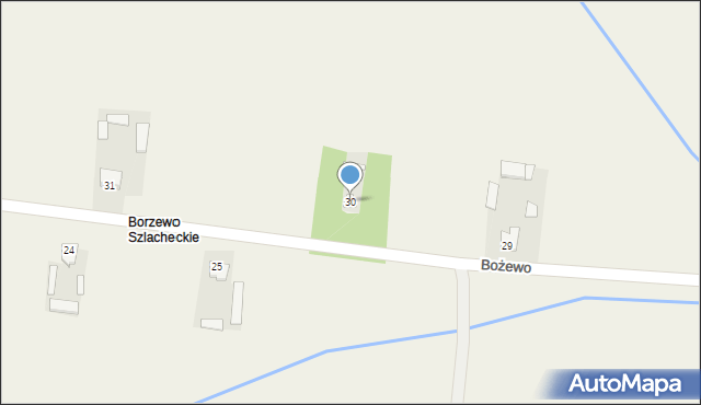 Bożewo, Bożewo, 30, mapa Bożewo