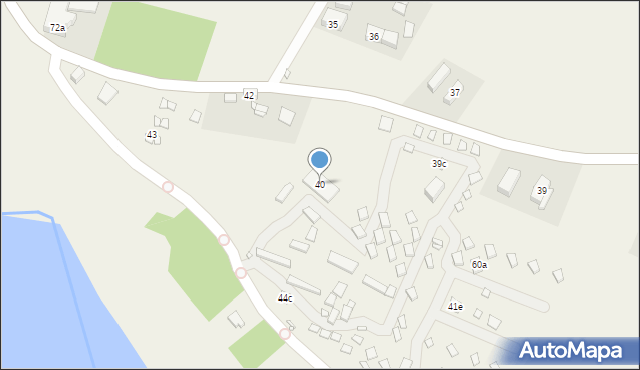 Bożkowice, Bożkowice, 40, mapa Bożkowice