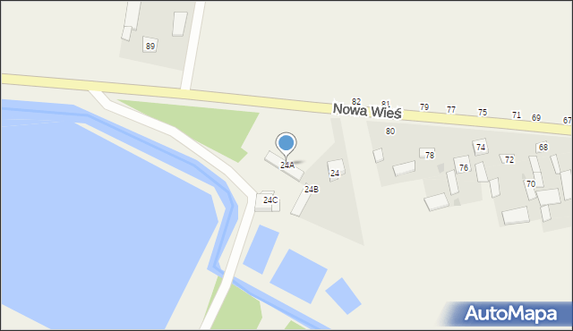 Boży Dar, Boży Dar, 24A, mapa Boży Dar