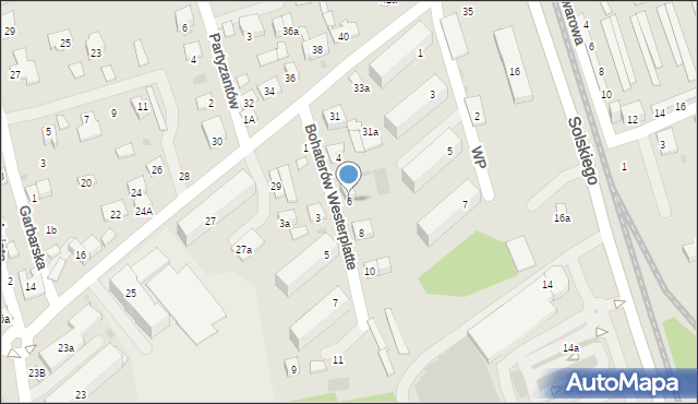 Brzesko, Bohaterów Westerplatte, 6, mapa Brzesko