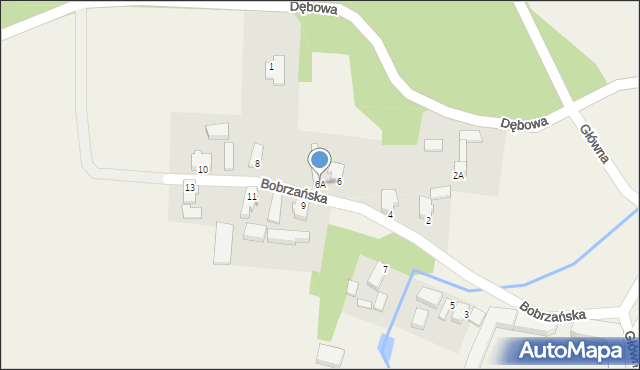 Brzeźnica, Bobrzańska, 6A, mapa Brzeźnica