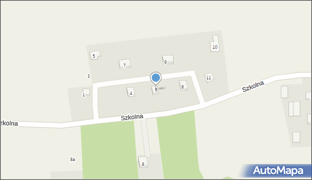 Brzeźno Wielkie, Boczna, 6, mapa Brzeźno Wielkie