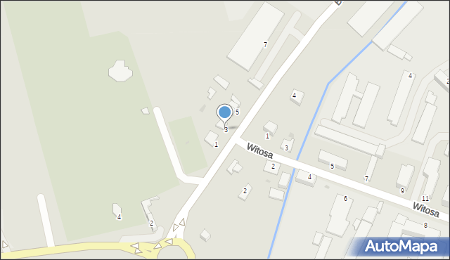 Brzozów, Bohaterów II Wojny Światowej, 3, mapa Brzozów