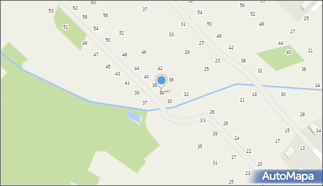 Brzozówka, Boczna, 34, mapa Brzozówka