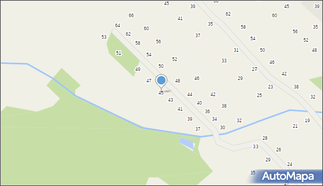 Brzozówka, Boczna, 45, mapa Brzozówka