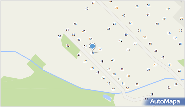 Brzozówka, Boczna, 50, mapa Brzozówka