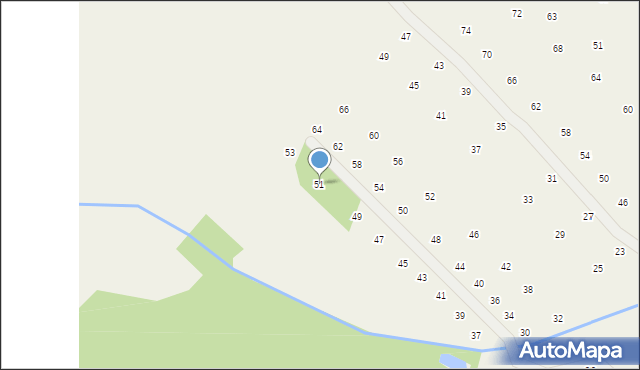 Brzozówka, Boczna, 51, mapa Brzozówka